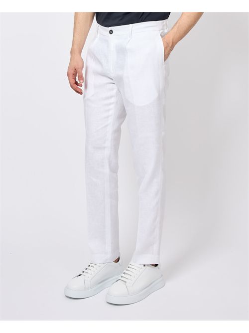 Michael Coal men's trousers in pure cotton MICHAEL COAL | MCDEN3783282
